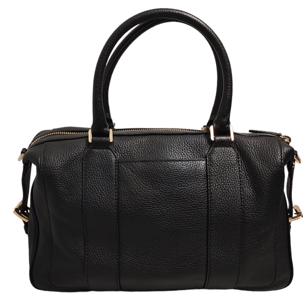 MICHAEL KORS Julia Large Satchel Crossbody Tote Bag Handbag Pebbled Leather - Picture 8 of 16